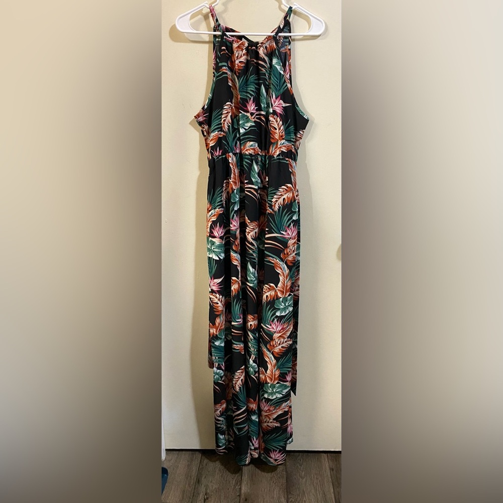 Shein Tropical Print Dress